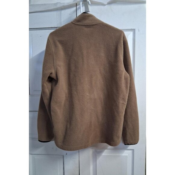 Telluride Clothing Co. Tan Fleece Pullover Jacket W/ Button Chest Pocket - Picture 2 of 8